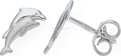 Produktbild von JuwelmaLux Kinderohrstecker Delfine in Silber 925 rhodiniert JL20-06-0347