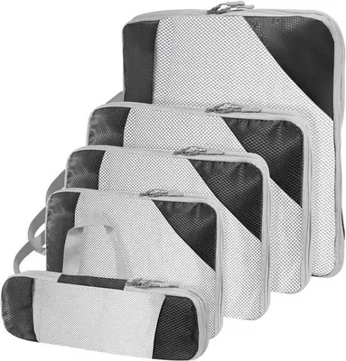 Produktbild von Famanu Kompressionswürfel für Reisegepäck - Platzsparendes Organisationsset