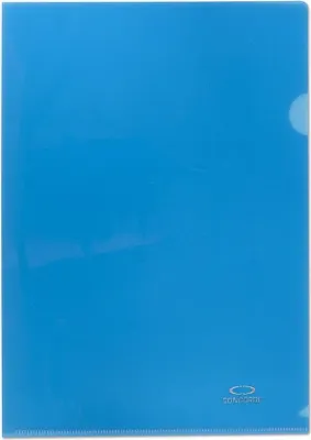 Produktbild von Falthülle A4 farbig - L-Form / blau / 10 Stück