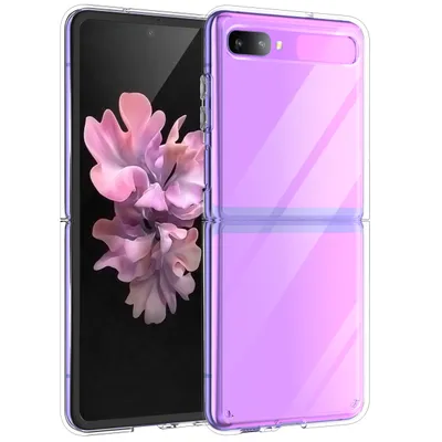 Obrázek produktu pro Pouzdro pro Samsung Galaxy Z Flip / Z Flip 5G, krystalově čistý PC tvrdý kryt, odolné proti poškrábání, ochranné pouzdro Jasný