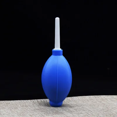 Productafbeelding van Stofballon, luchtblazer, milieuvriendelijk, duurzaam, TPR, draagbaar, krachtige luchtstroom, flexibele slangkop voor het opvangen van deeltjes, blauw