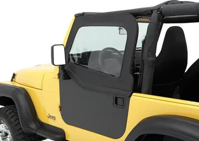Zdjęcie produktu dla Zestaw szyb wtykowych Element czarny denim Jeep CJ 80-86 Wrangler YJ 87-95