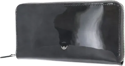 Zdjęcie produktu dla Portmonetka damska Golden Head Carrara RFID Protect zapinana na zamek błyskawiczny antracytowa