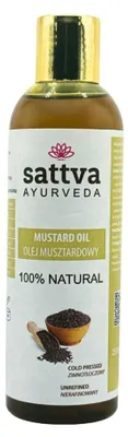 OLEJ MUSZTARDOWY TŁOCZONY NA ZIMNO 250 ml - SATTVA (FOODS)