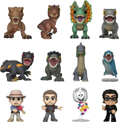Obrázok produktu pre Jurassic World Mystery Minis Minifigurky P&W 5 cm Display (12)