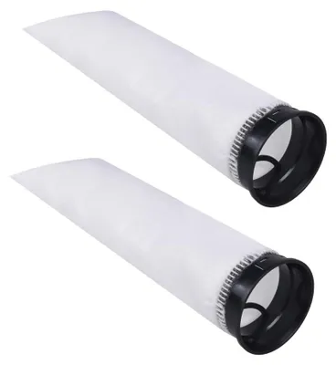 Produktbild von 2 Filterbeutel – 200 μm Filtration – Wiederverwendbare Filternetze – Filter für Aquarien/Teiche – Aus PP-Material – Stabilisiert die Wasserqualität – Filterbeutel