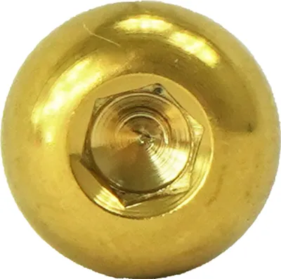 Produktbild von Titan M6x25 Linsenkopfschraube iso 7380 Gold