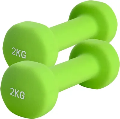 Produktbild von Kurzhanteln 2kg - 2er Set Hanteln Hexagon Neopren Beschichtung Krafttraining Workout Fitness Training Zuhause