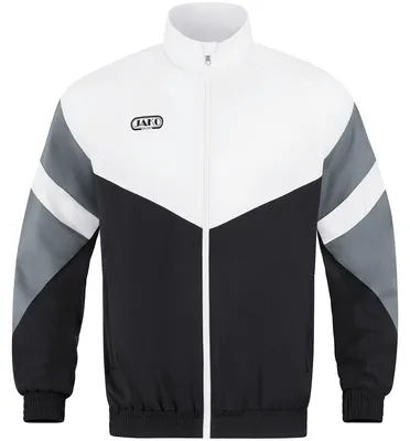 Produktbild von JAKO Unisex Freizeitjacke Retro, Farbe:schwarz/weiß/steingrau, Größe:4XL