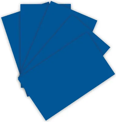Produktbild von folia Tonpapier DIN A3 130 g/qm königsblau 50 Blatt