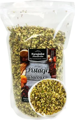 PISTACJE SUROWE NIESOLONE KOSTKA 1Kg SWOJSKA PIWNICZKA