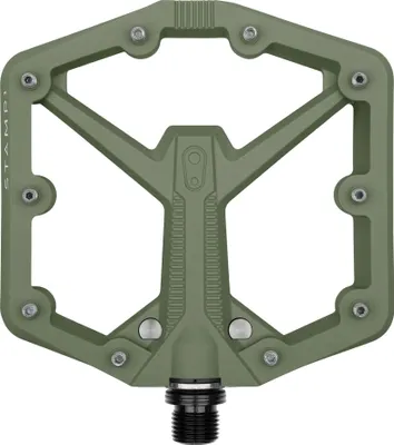 Crankbrothers Stamp 1 Gen 2 - Large, Plattform-Pedal - green