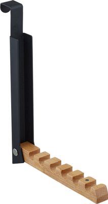 relaxdays Klappbare Türgarderobe schwarz