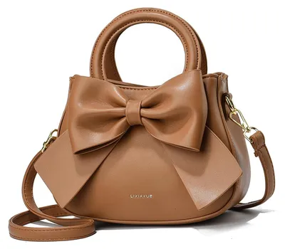 Immagine prodotto di Solidchoice - Borsa da donna in ecopelle con fiocco