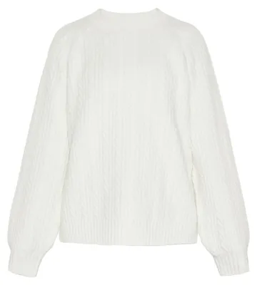 Produktbild von Mutha Damen Sweater - gebrochenes Weiß Mutha Damen Sweater - gebrochenes Weiß, M/L