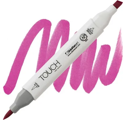 Image de Pinceau et ciseau double face TOUCH, RP86 Violet rouge vif