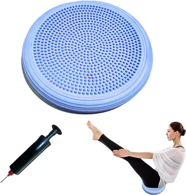 Obrázok produktu pre Balančná podložka 34 cm, s pumpou, PVC, protišmyková, pre fitness