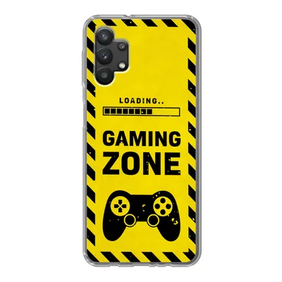 Produktbild von MuchoWow® Handyhülle Schutzhülle Hülle für Samsung Galaxy A32 5G Spiele - Zitate - Controller - Spielzone - Spiel Silikon Softcase Handy Hülle - Softcase