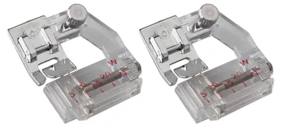 Schrägbandformer-Nähfuß, 5-20 mm, Snap-On, 2 Stück