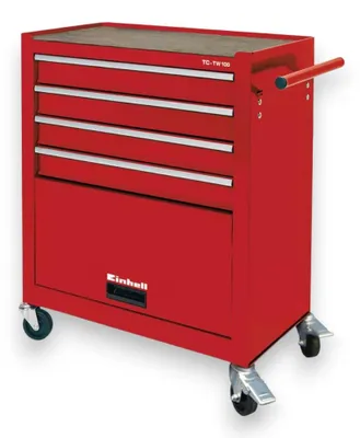 Immagine prodotto di Carrello per officina 61,6x33xH65,8 cm 4 Cassetti + 1 Portaoggetti