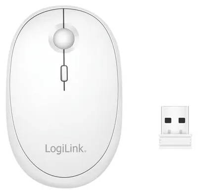 Imagen del producto de Logilink ID0205 LogiLink Maus Funk & Bluetooth,2.4GHz,800/1200/1600dpi,weiß