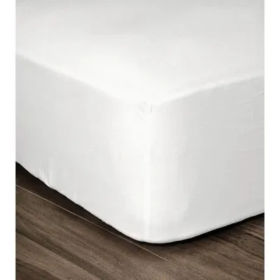 Produktbild von Lovely Home Bettlaken Weiß Doppelbett 160 x 200 cm 100% Baumwolle