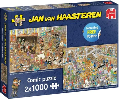 Produktbild von Boosterbox Een Dagje naar het Museum - Jan van Haasteren (2x 1000)