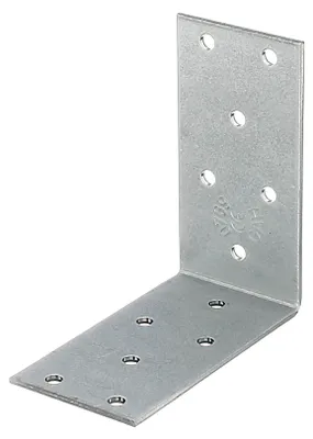Zdjęcie produktu dla Łączniki kątowe Alberts 866822, ocynkowane metodą Sendzimira, 80 x 80 x 40 mm, zestaw 50 sztuk