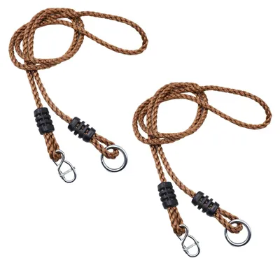 Productafbeelding van Set van 2 Schommel Touwen 2 m met Karabiner