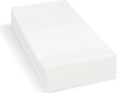 Produktbild von 250x Servietten 33 x 33 cm 1/8 -Kopffalz 2-lagig weiß