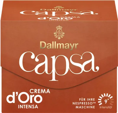 Produktbild von Dallmayr 10 kapsułek kawy palonej Capsa Crema D oro Intensa 56g