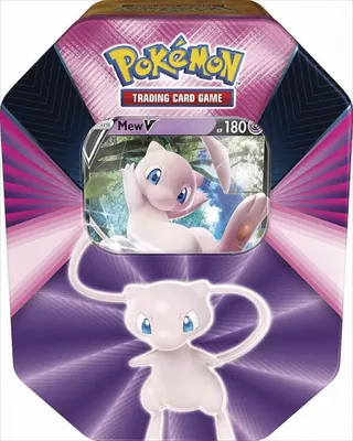Produktbild von Pokemon Sammelkarten Tin Box V-Power, Charakter :Mew-V