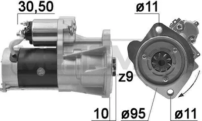 Produktbild von ERA 220713A Starter Anlasser 2,5kW für RENAULT MASTER II Kasten (FD) 12V