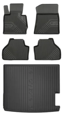 Obrázek produktu pro Autokoberce 3D TPE + vana kufru DryZone pro: BMW X3 F25 2010-2017 SUV 5 ks