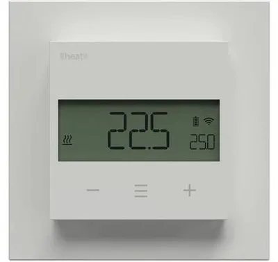 Obrázek produktu pro Pokojový termostat Heatit Z-Temp3 Z-Wave na baterie, bílý