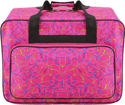 Image de Sac de transport universel pour machine à coudre – Sac à dos réutilisable en nylon avec poches et poignées
