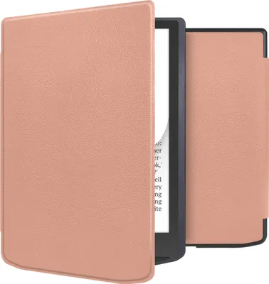 Productafbeelding van imoshion Slim Soft Case Bookcase voor de Pocketbook InkPad Color 3 / InkPad 4 - Rosé Goud