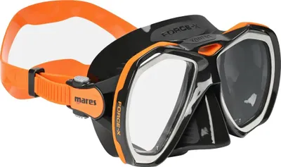 Mares Force-X Tauchmaske schwarz/orange