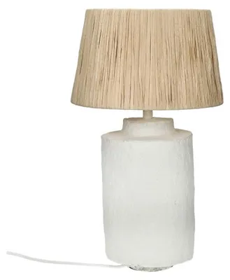 Produktbild von Pomax Felisa Tischlampe, Weiß, Ø 25 x H 42 cm