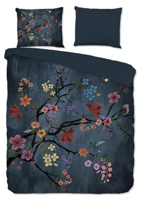 Produktbild von Pure Bettwäsche "Arienne" - Blau - (240x220 cm) - 100 % Polyester