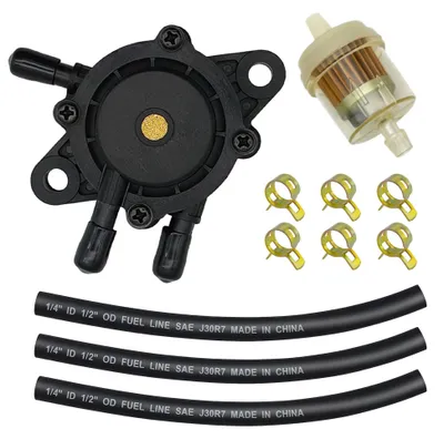 Image de Pompe à essence avec filtre et tuyau – Kit complet pour tondeuse