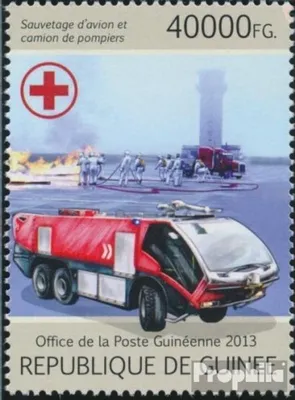 Produktbild von Briefmarken Guinea 2013 Mi 9712 (kompl. Ausgabe) postfrisch Rettungsfahrzeuge (Feuerwehrauto)