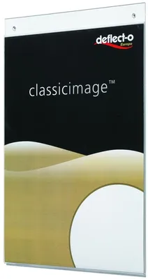 Image de Support d'affiches Deflecto A4 vertical/47001 DIN A4 vertical transparent