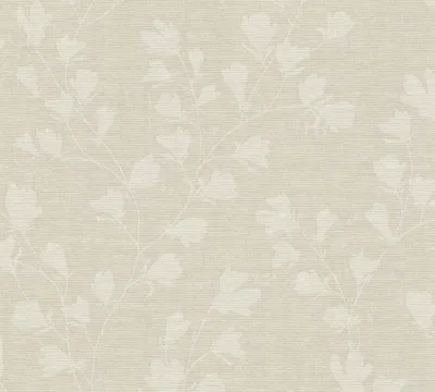Produktbild von Profhome 387474-GU Blumen Tapete Textiloptik matt beige grau taupe 5,33 m2