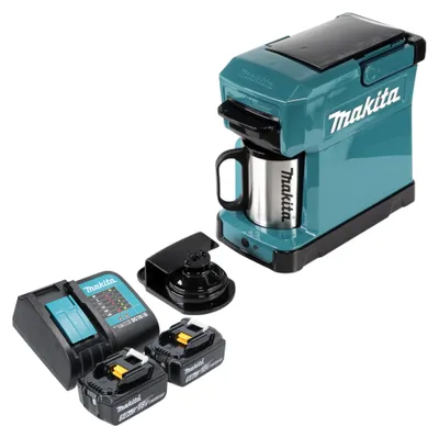 Zdjęcie produktu dla Makita DCM 501 Z Akumulatorowy ekspres do kawy 12 V max / 18 V solo - bez akumulatora, bez ładowarki