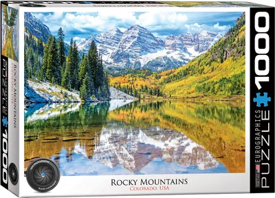 Immagine prodotto di puzzle da 1000 pezzi Lago di montagna sulle Montagne Rocciose
