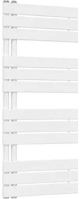 Immagine prodotto di Radiatore da bagno Theo - attacco asimmetrico da 50 mm - 575 W - bianco lucido - 1200x500 mm