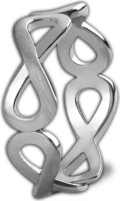 Image de SilverDream Bague Femme Gr. 58 Infinité Argent 925 Bijoux Bague D2SDR401J58