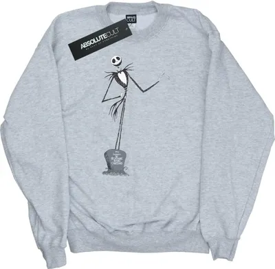 Produktbild von Disney - "Nightmare Before Christmas" Sweatshirt für Herren BI49247 (M) (Grau)