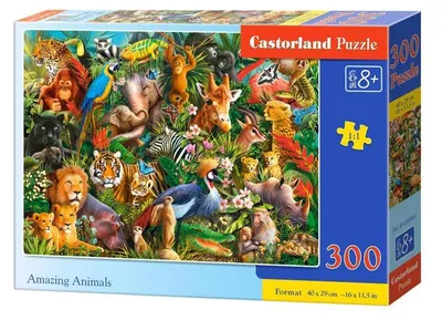 Image de Puzzle 300 pièces Animaux Incroyables 30491 Castorland